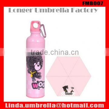 [FMB007] 3 folding Fashion Water bottle umbrella