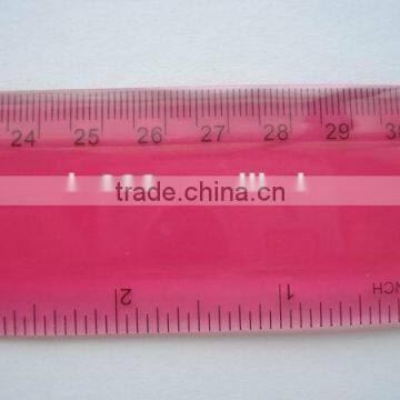 Wholesale Promotional 12' 30cm PVC Flexible Soft Ruler With Logo Printing photo-5