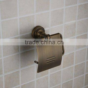 Antique Style Brass Bronze Finish Toilet Paper Holder with Waterproof Cover , Bathroom Accessories