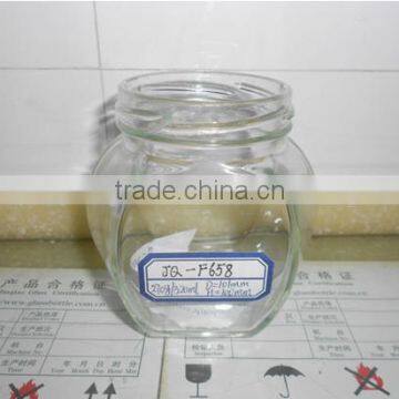 320ml clear glass canning jar