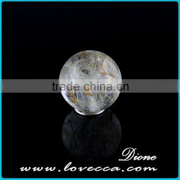 hot sell beautiful dandelion resin ball for the jewelry makeing size 20mm