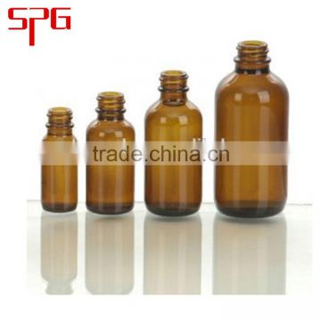 High quality Boston round glass bottle with various of size