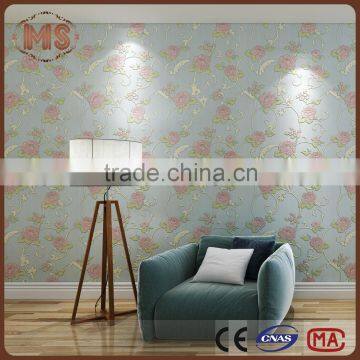 new style and BETTER quality CHEAPER PRICE 3D non woven COLOFUL wallpaper