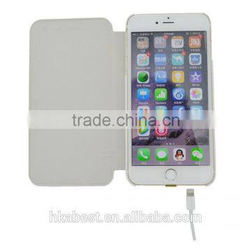 For IPhone 6s Plus Solar Battery Case,4200mAh Portable Solar Power Bank Backup External Battery Charger Case For IPhone 6 Plus