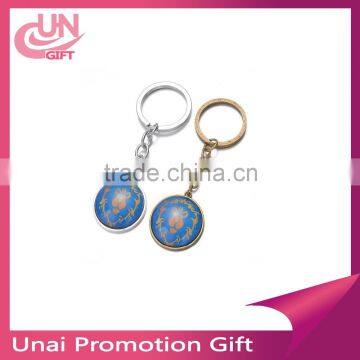 2016 High quality promotional kirsite metal keychain