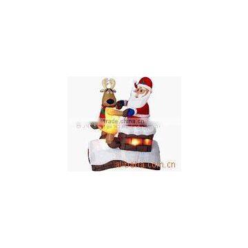 Inflatable Santa Pop-up