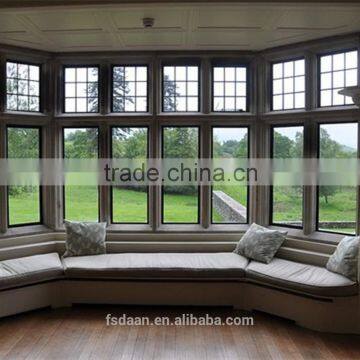 Elegant aluminum bay windows