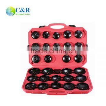 30pcs Cap Oil Filter Wrench Set