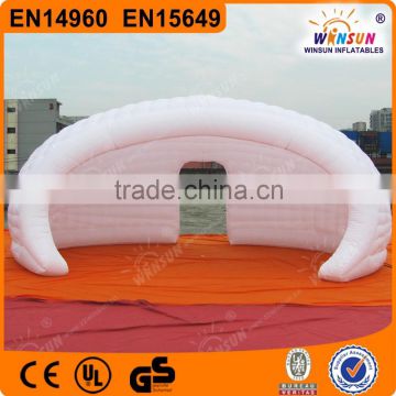 EN14960 romantic shell Oxford or PVC inflatable stage tent for sale