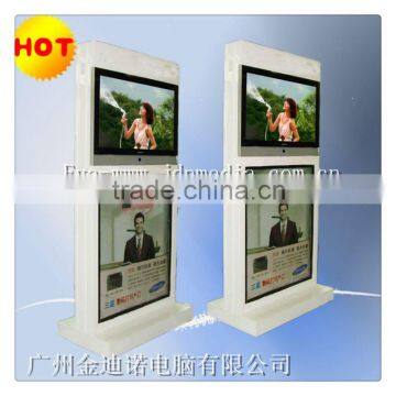 52" inch double screen LCD Ad displayer