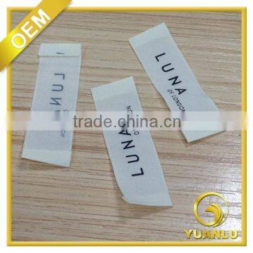 custom clothing labels cheap offset printing brand label back neck labels