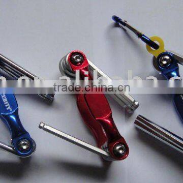 8 pcs hex key wrench set and torx key wrench set