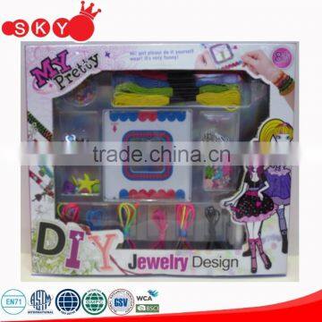 Funny toys kids diy crafts set for girls 2016 princess crown rings diy toys