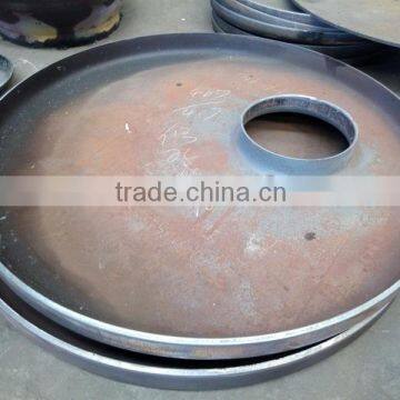 Flat Punching Dish Head With Manual Hole for Gas Steam Boiler photo-4