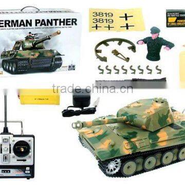 1:16 henglong rc tank/german panther tank with smoking and sound