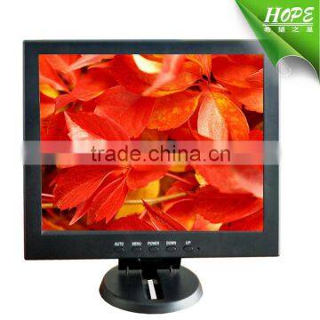 Black White Color Vga Hdmi Usb av tv Input 10inch Square Lcd tv photo-2