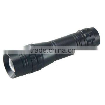 Aluminium Alloy Flashlight 1AA Battert high lumen with convex lens