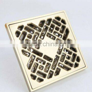 2014 Hot sell Bathroom Brass Floor Strainer Drain/10cm 4 inch Drainer /Floor drain top quality bathroom accessories