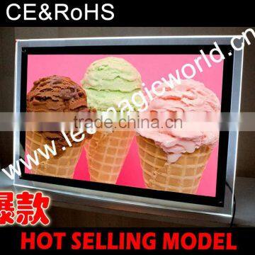 Albaba led advertising board electronic acrylic menu holder