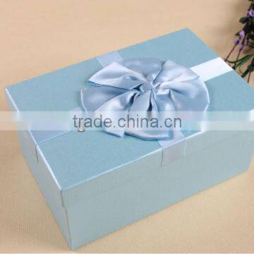 Top sale Jewelry christmas Gift box with Ribbon tie