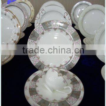 hot salling round bone china 112 PCS porcelain Dinner Set