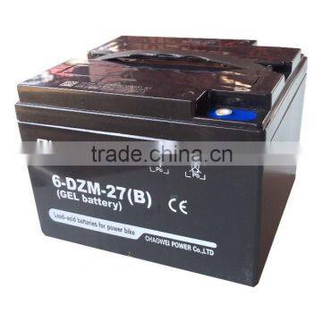 6-DZM-27(B)12V30A@5HR CHILWEE VRLA Battery for Electric Bicycle photo-3