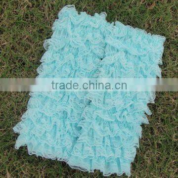 Pretty style ruffled baby girl legwarmers for newborn