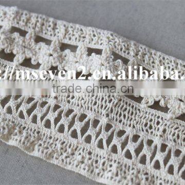 High Quality Design Lace in 7.2cm 100% Cotton Embroidery Running Yardage for Sale photo-3