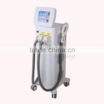 Factory price Two handles Elight hair removal machine Ipl hair removal Skin rejuvenation RF machine