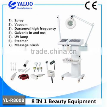 Multifunction Facial Beauty Salon Machine Pain Free With 8 In 1 Salon