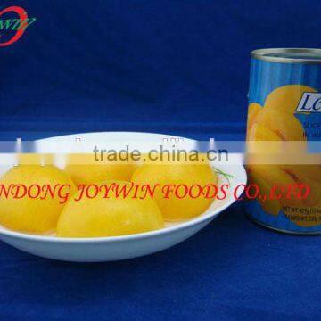 High quality canned peach halves, manufacturer of canned fruit