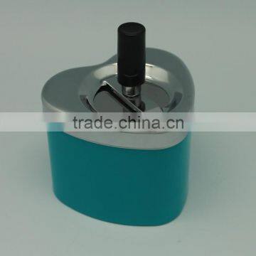 Portable simple but luxury tin box for cigarette ash box