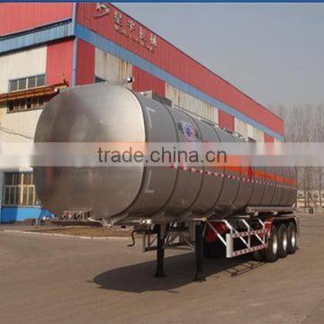 3 Axle/tri-axle Chemical Fluid Aluminum Tank Semi Trailer