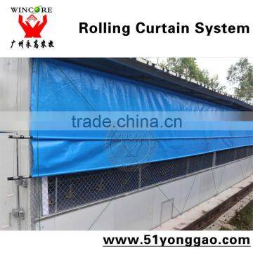 Ventilation System Rolling Curtain System for Automatic Poultry farm Equipment