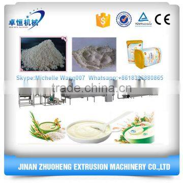 CE and Good grade Nutritional Rice Powder extruder/baby food processing machine