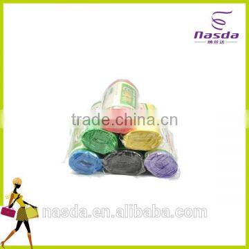 HDPE plastic garbage bag,biodegradable rolled plastic bag