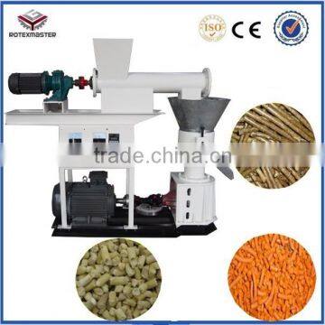 [ROTEX MASTER] Animal Fish Feed Flat Die Pellet Mill / Professional Fish Feed Mill