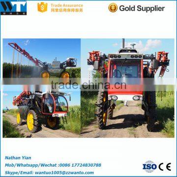 Large hydraulic self-propelled agricultural sprayer machine