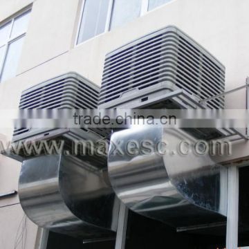 Plastic workshop industrial window wall rooftop evaporative air Conditioning