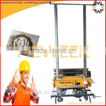 Neweek adjustable thickness architectural house room interior wall gypsum lime cement powder rendering machine