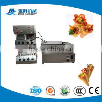 Full stainless steel cone pizza maker and oven machine