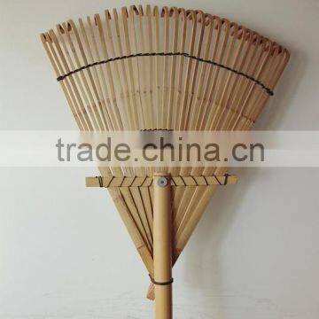 high quality bamboo rake Japanese bamboo rake garden rake