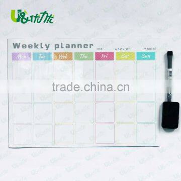 Monthly Magnetic Calendar for Refrigerator Dry Erase White Board For Kitchen Fridge With Strong Magnet 17" x 12" photo-3