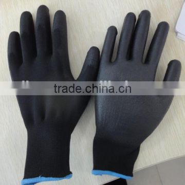 black pu gloves