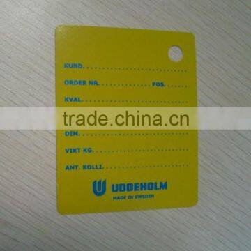 high quality printed metal label