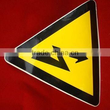 High quality self adhesive custom pvc warning sticker