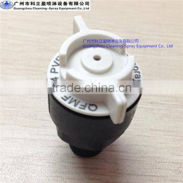 High quality solid cone etched QFMF PVDF nozzle