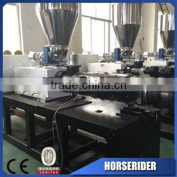 Double screw pvc extruder machine