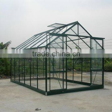 Spring clips portable and Mini glass home garden greenhouses