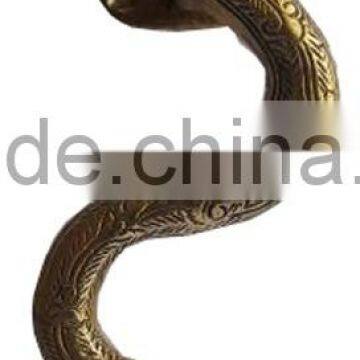 brass snake sculpture